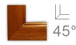 accoppiamento legno 45°