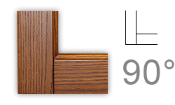 accoppiamento legno 90°